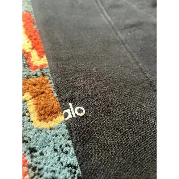 Alo Yoga High Waisted Straight Leg Black Free Time Sweatpants Size XS/S - Picture 5 of 5